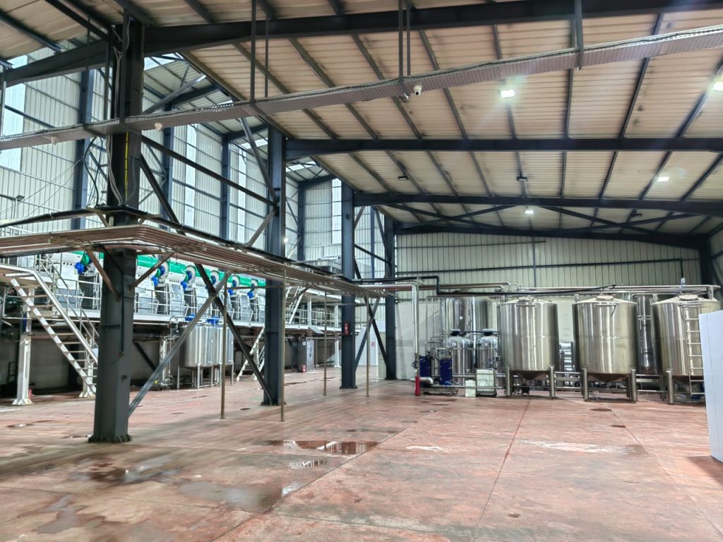 Gouda Juice Factory - wide view of production facility